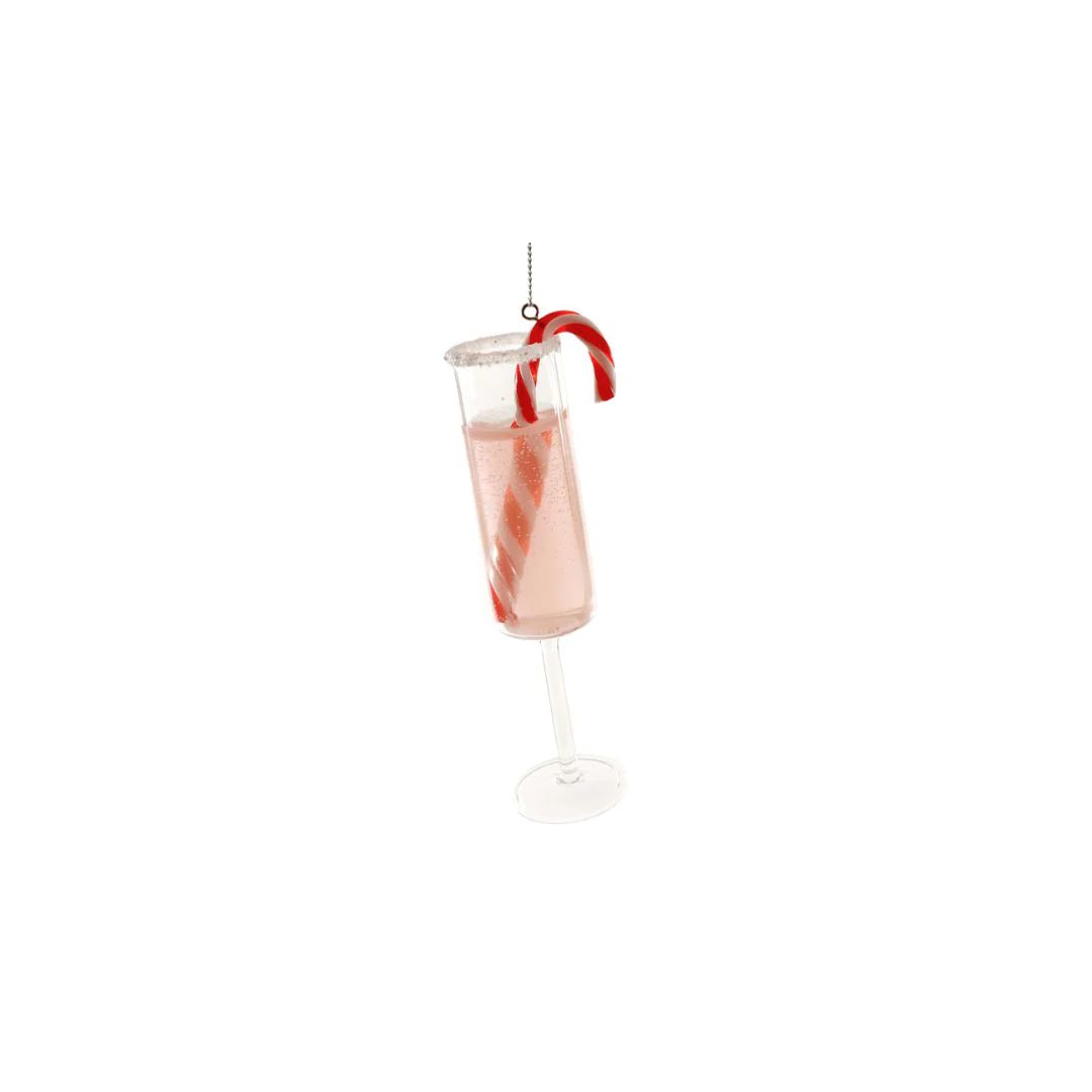Peppermint Martini Ornament | Pink Antlers