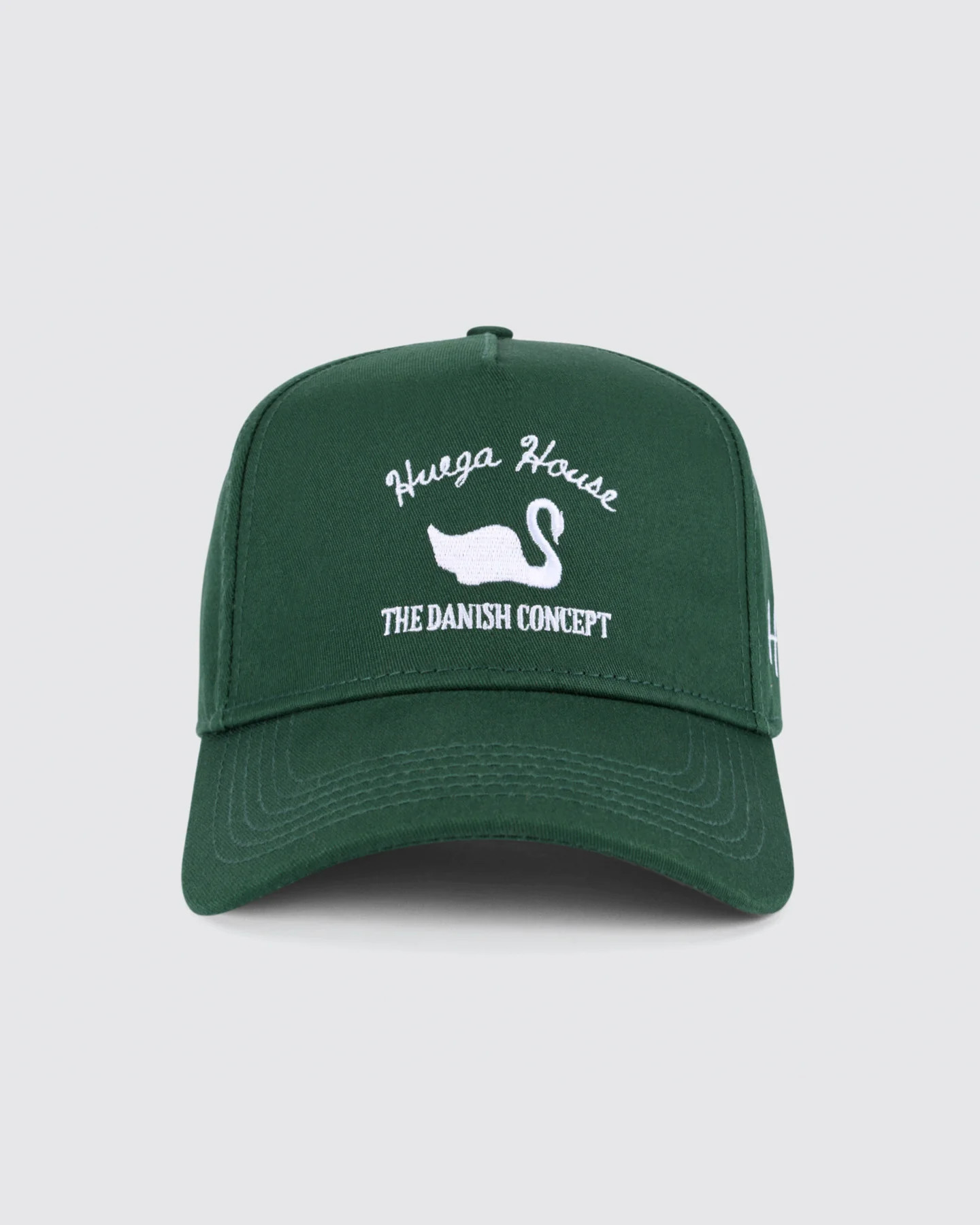 Vintage Swan | Forest Green Hat | Huega House
