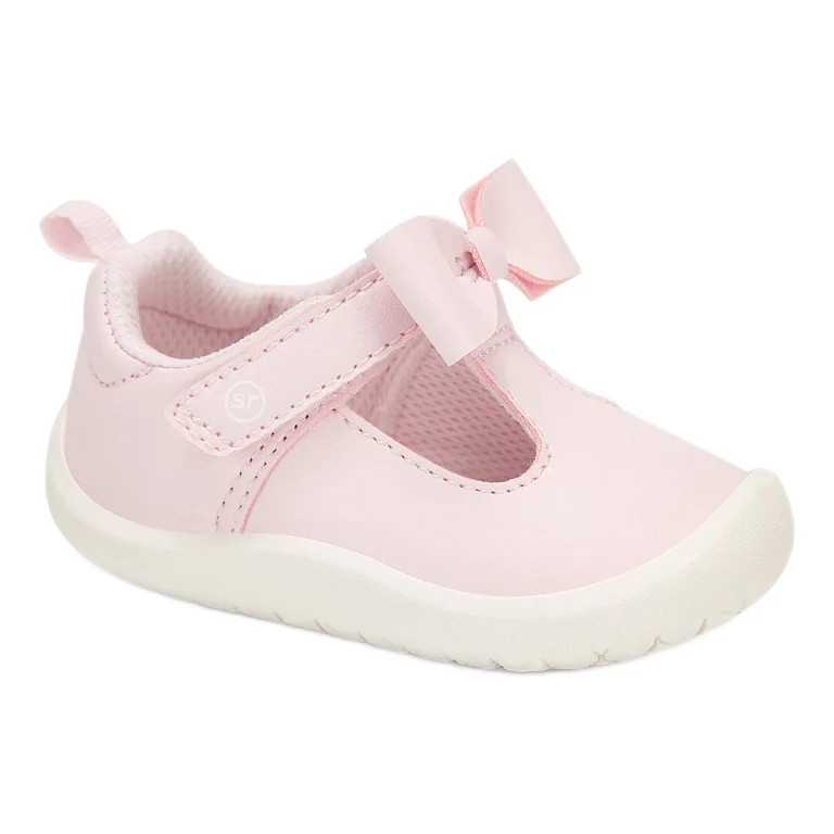 Stride Rite Munchkin Baby Girl Peyson Bow T-Strap Dress Shoe | Walmart (US)