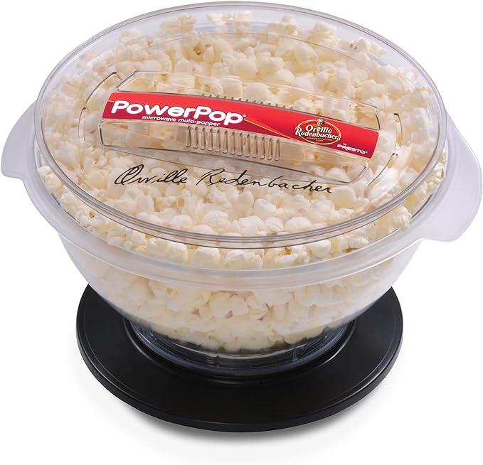 Presto 04830 PowerPop Microwave Multi-Popper, Black | Amazon (US)
