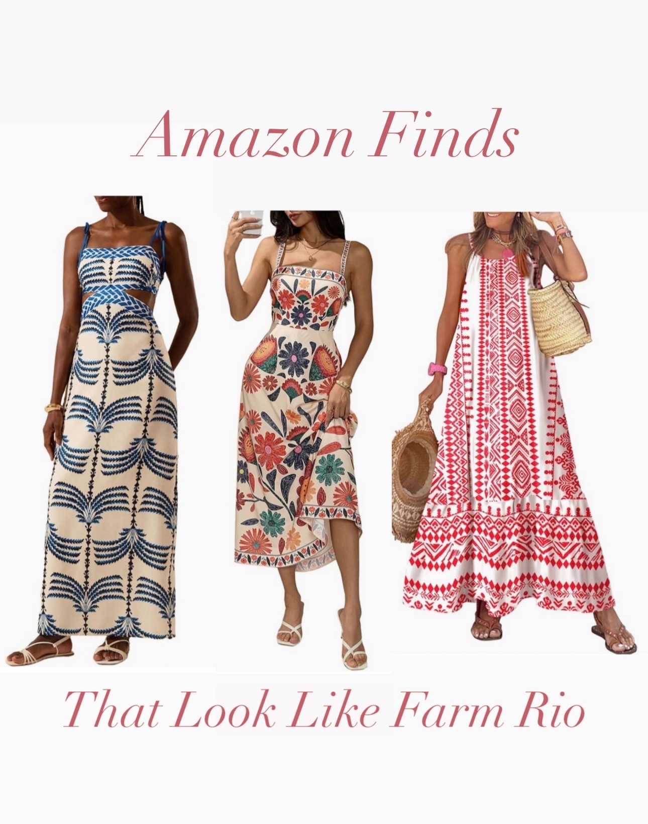 Summer outfits that look like Farm Rio but are from Amazon

#LTKMidsize #LTKTravel #LTKSeasonal