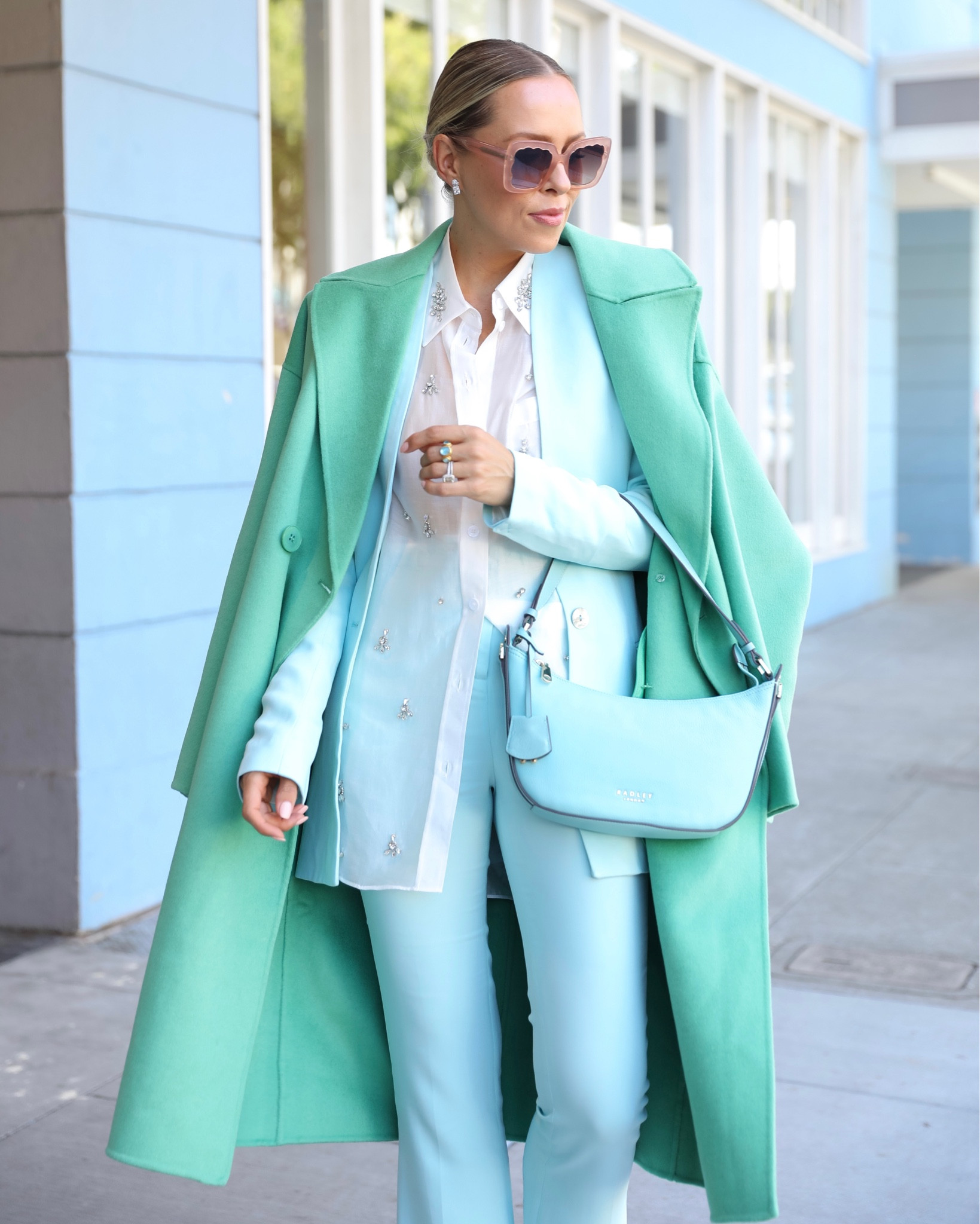 Pastel favorites for fall and the new Radley London anniversary bag 🩵