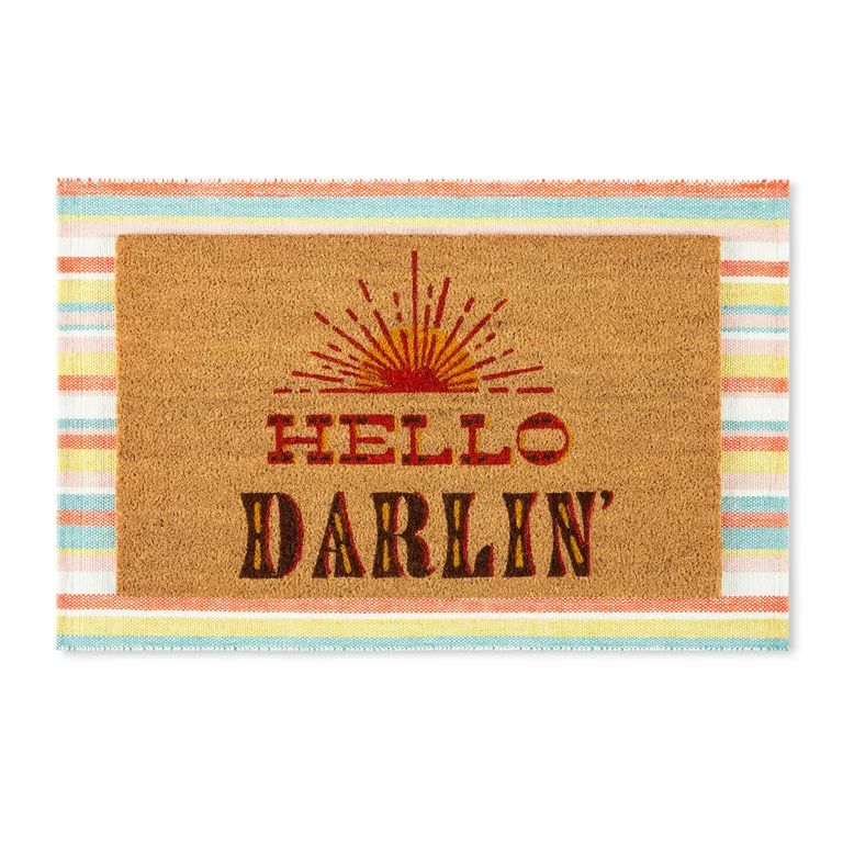 Wanda June Home Hello Darlin' 2 Piece Doormat Set, Multi-Color, 18"x30" by Miranda Lambert - Walm... | Walmart (US)