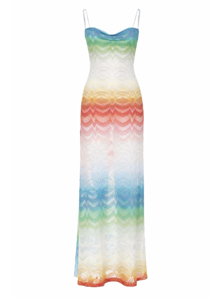 Missoni Multicolour Viscose Dress — Multicolor | Italist Inc.