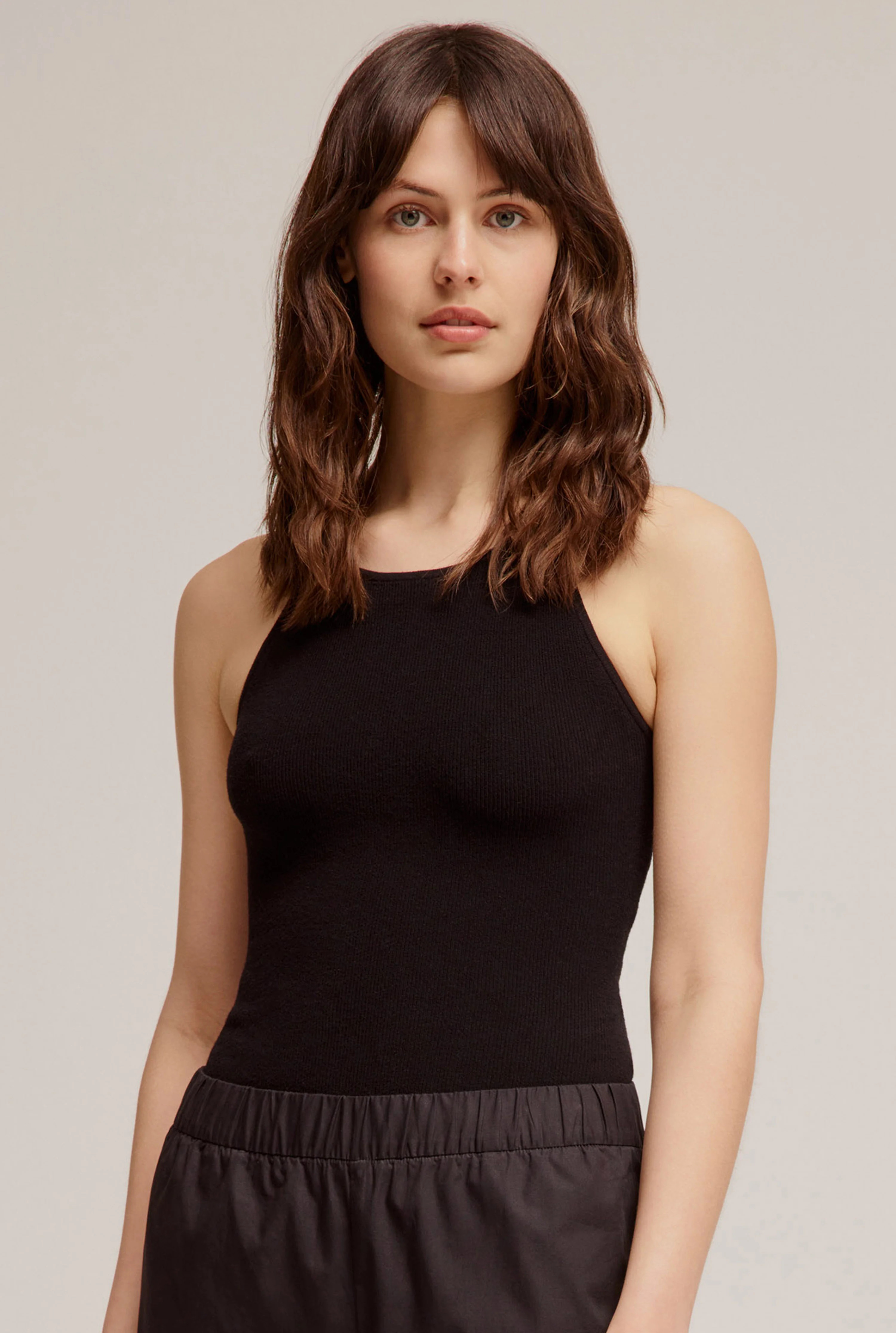 Racer Neck Knitted Bodysuit | Venroy AU