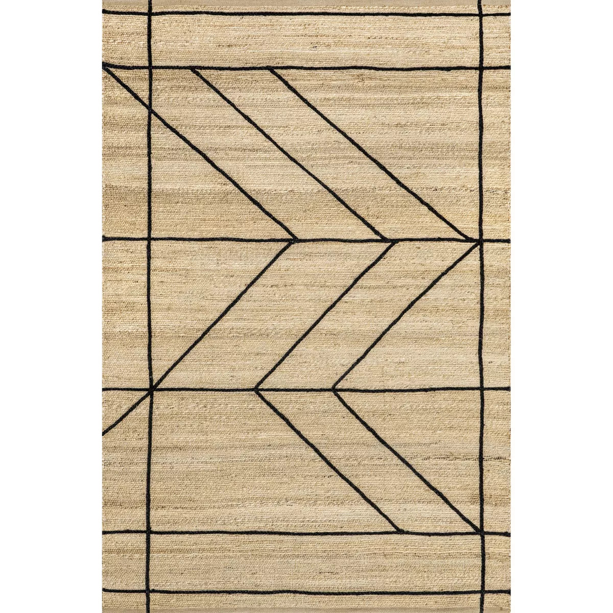 Vera Casual Geometric Jute Area Rug | Target