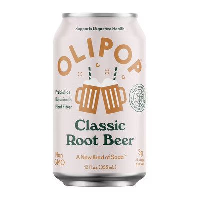 OLIPOP Root Beer Soda - 12 fl oz can | Target