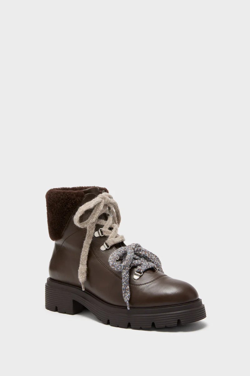 Walnut Hudson Lite Lace Up Booties | Tuckernuck (US)