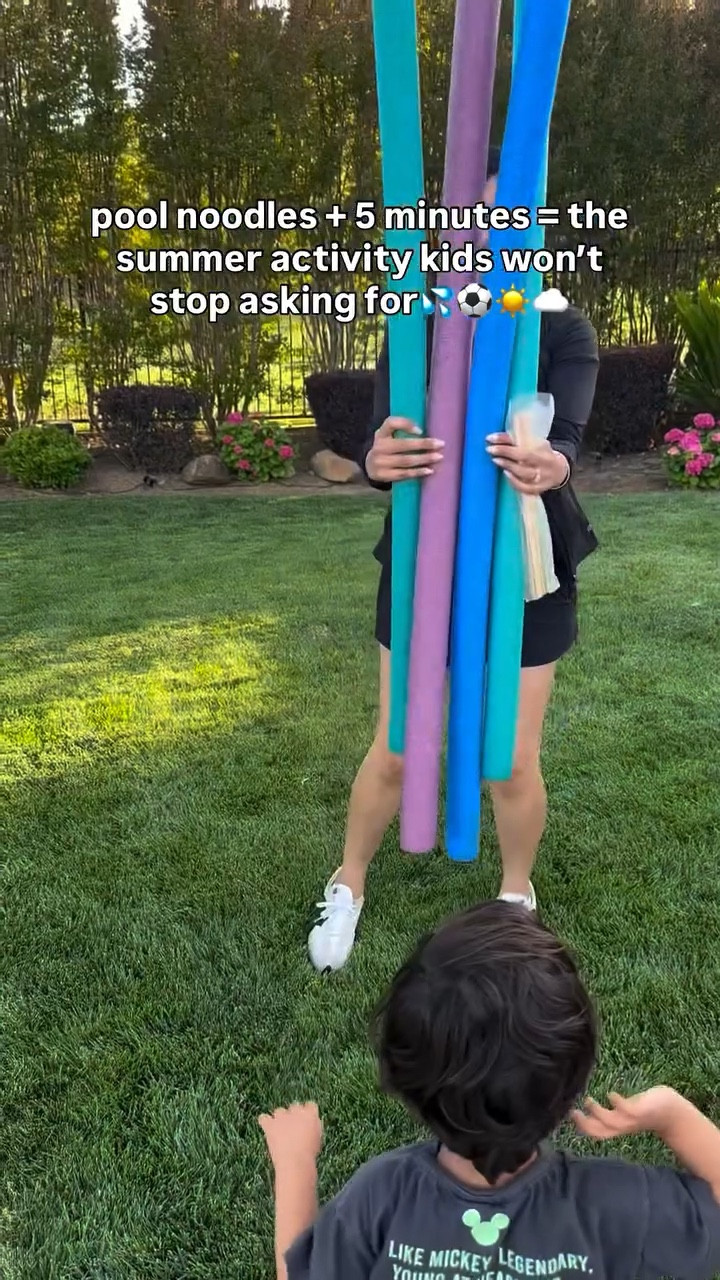 Pool noodles are officially the MVP of summer ☀️💦

This easy DIY obstacle course took less than 5 minutes to set up and kept the kids moving, laughing, and burning energy all afternoon 🙌Perfect for backyard summer fun without spending a fortune!



#summeractivities #kidsactivities #toddleractivities #summeractivitiesforkids #outdooractivities

#LTKmomlife #LTKKids