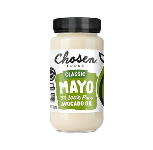 Chosen Foods 100% Avocado Oil-Based Classic Mayonnaise 24 fl oz | Amazon (US)