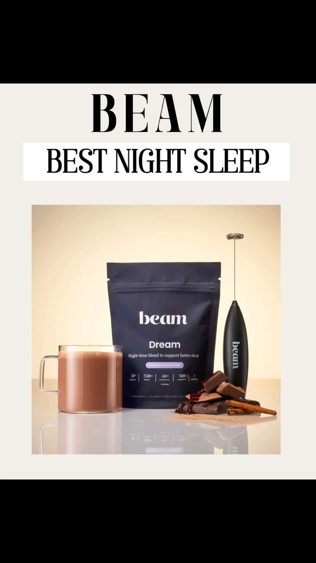 ✨ Say hello to your best night’s sleep ever! 😴 Beam Dream Sleep Powder helps you unwind, relax, and drift off faster — all while tasting like a dreamy nighttime treat. 🌙 Wake up refreshed, calm, and ready to take on your day. 🩵 #LTKWellness #LTKSleep #LTKFinds 

 

#LTKHome #LTKBeauty #LTKSaleAlert #LTKFindsUnder50 #LTKBeauty