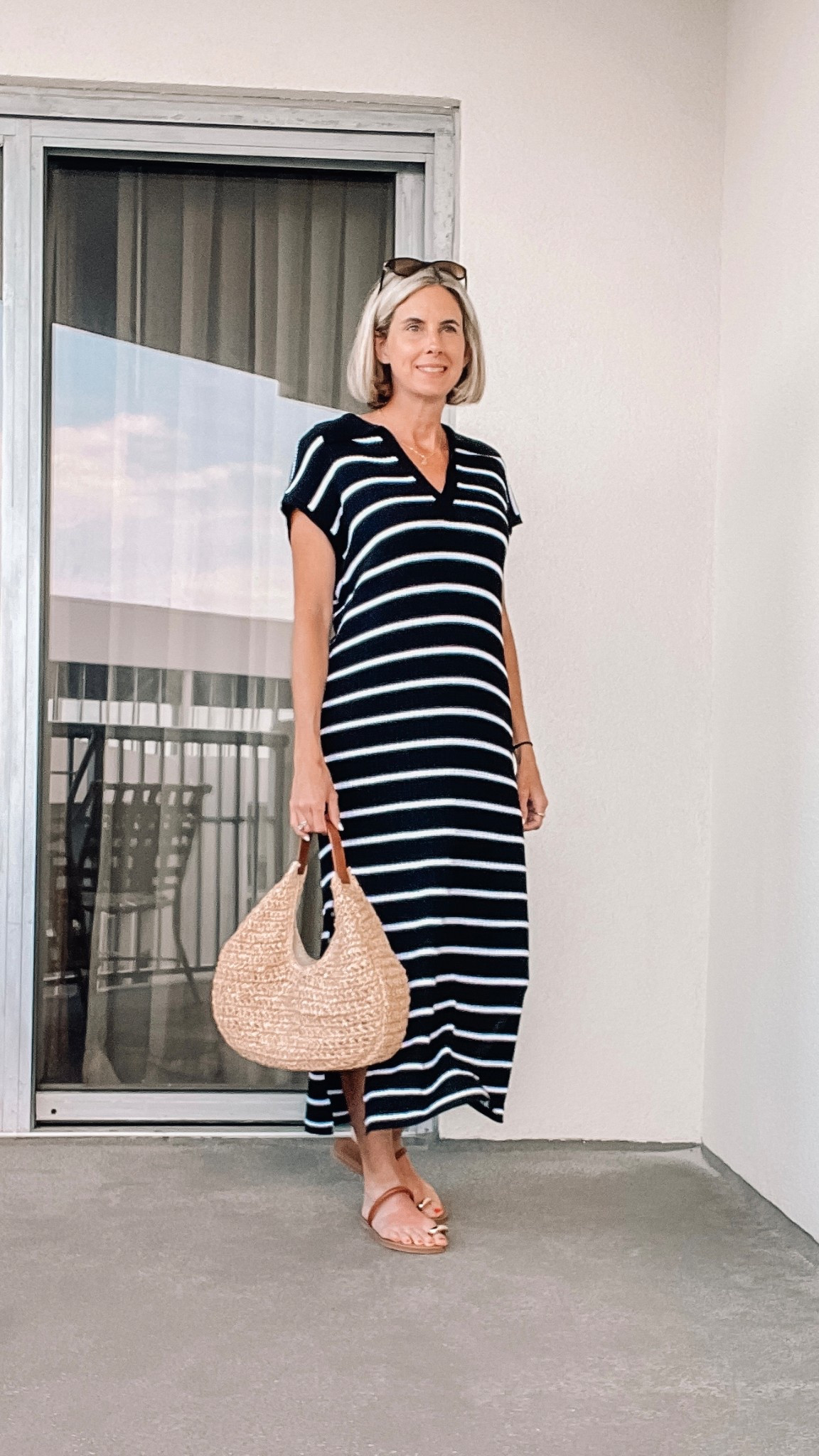⭐️ Amazon striped knit dress - Perfect for a beach vacation!
Loose comfy dress, Wear as a cover up or dress it up with a belt. Wearing a small 



Beach dress 
Vacation outfit 
Summer dress 
Cruise wear
Resort wear




#LTKSeasonal #LTKSaleAlert #LTKFindsUnder50