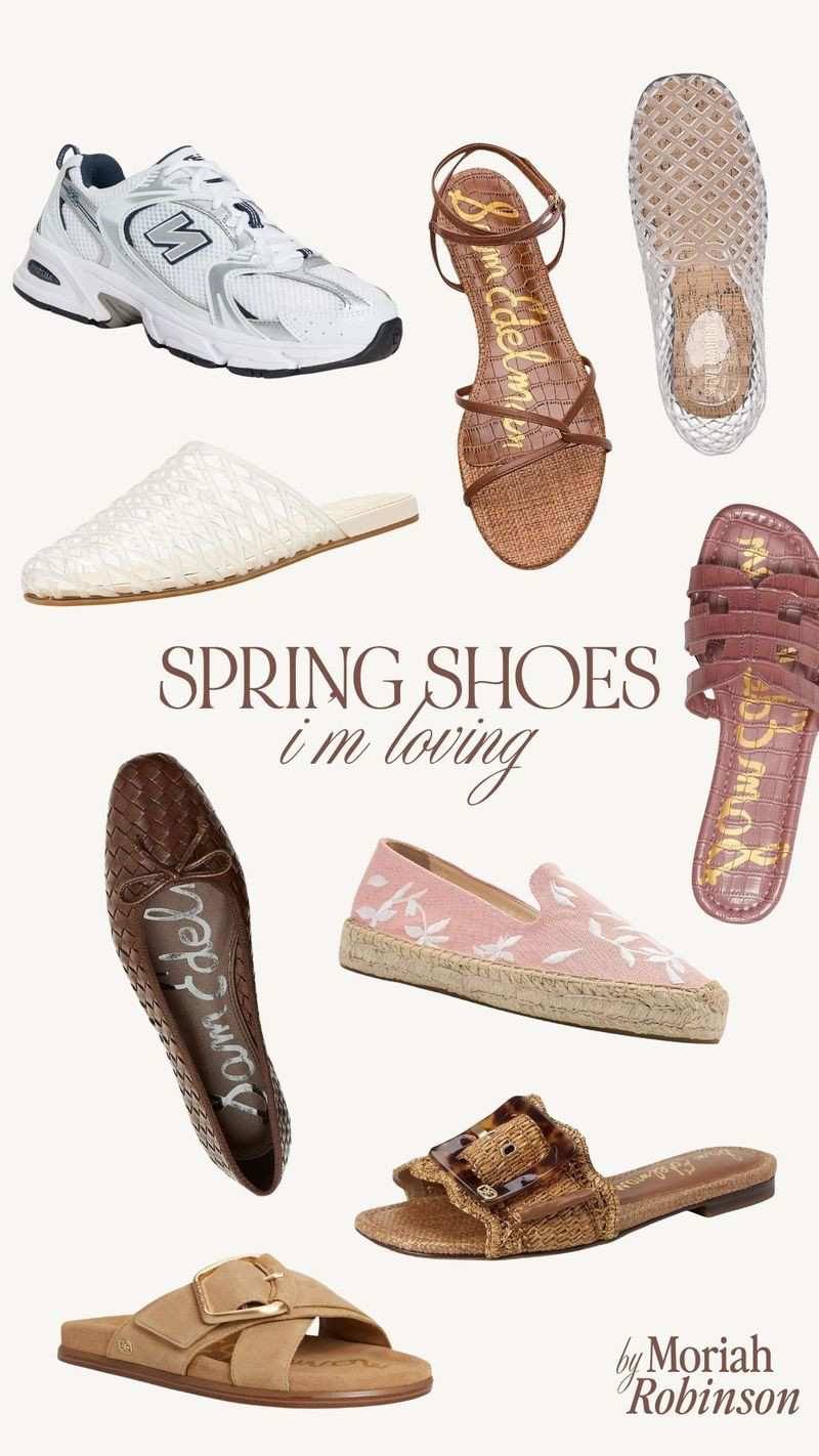 From comfy sneakers to woven flats, easy slides, and pretty sandals — these are the pairs catching my eye right now. Perfect options for everyday wear, vacations, and all the warm weather outfits ahead. 

 #LTKootd #LTKmomlife #LTKSeasonal