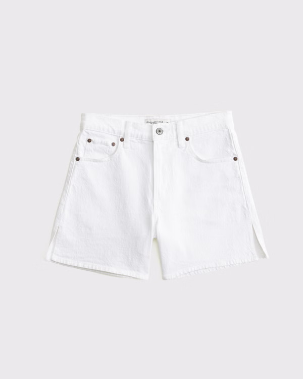 Women's High Rise Dad Short | Women's Bottoms | Abercrombie.com | Abercrombie & Fitch (US)