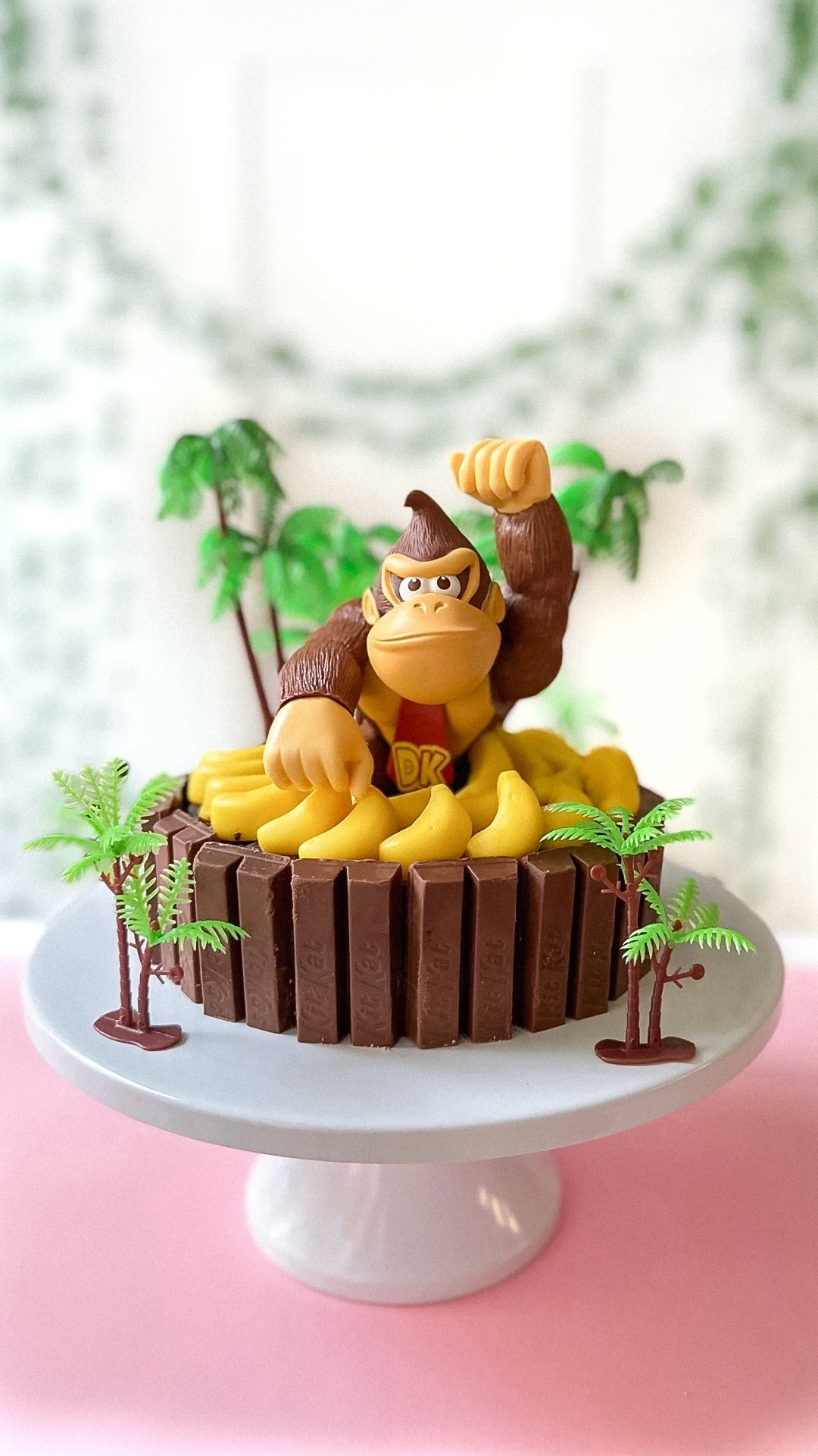 Donkey Kong Grocery Store Cake Hack! The best part? Your kids can play with the toys on the cake afterwards. 👏👏 #donkeykong #mario #nintendo #nintendoswitch

#LTKParties #LTKFamily #LTKKids