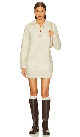 Shayne Sweater Dress in Ivory | Revolve Clothing (Global)