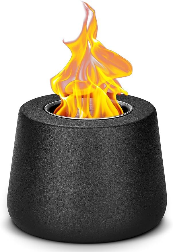 Tabletop Fire Pit Fireplace Indoor: Mini Personal Table top Firepit Fire Place Rubbing Alcohol Fl... | Amazon (US)