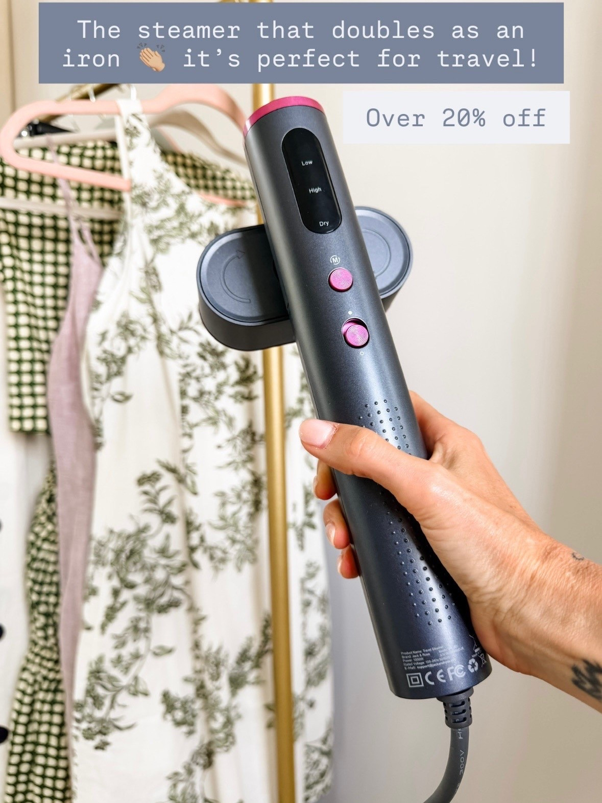 A travel must have 👏🏼 grab it while it’s on sale!

Loverly Grey, Amazon find, Amazon prime day deals, travel steamer

#LTKSaleAlert #LTKTravel