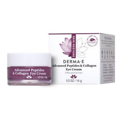 DERMA E Advanced Peptides &#38; Collagen Eye Cream - 0.5oz | Target