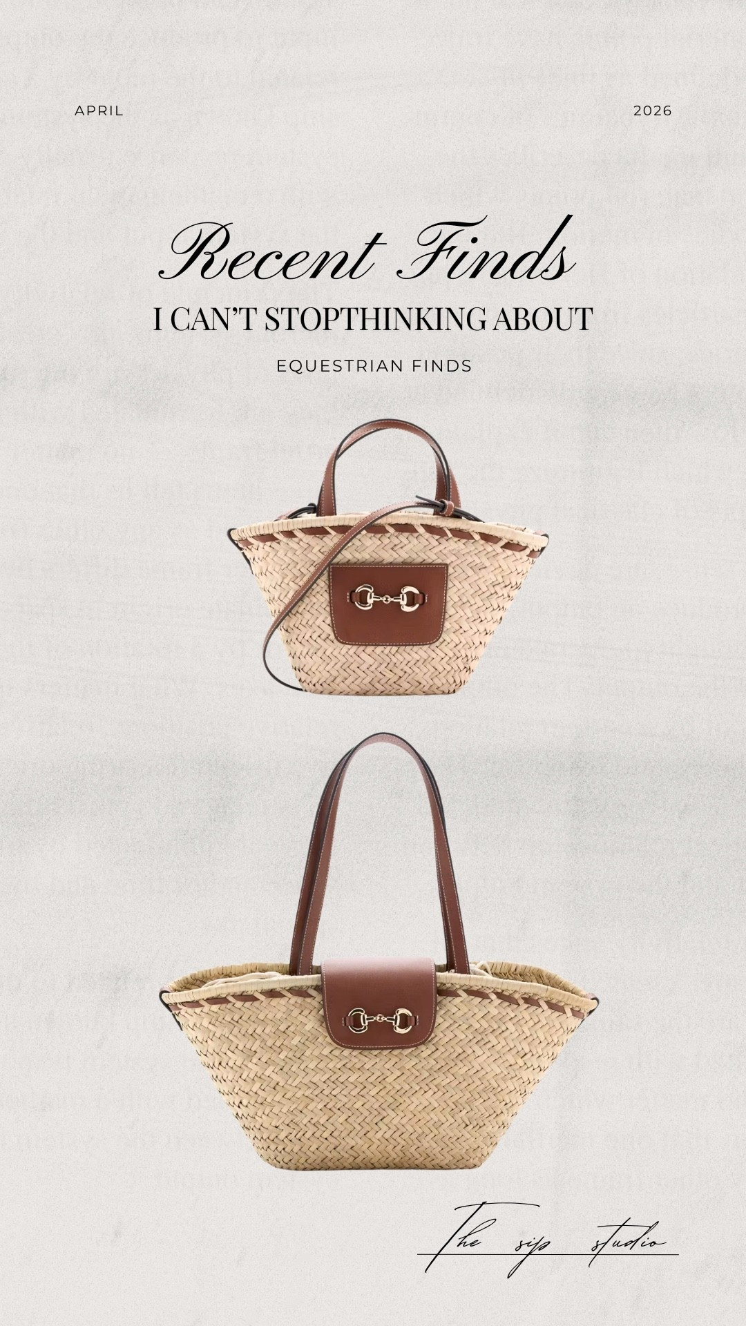 Equestrian straw bag ✨

#LTKmomlife #LTKTravel #LTKSeasonal