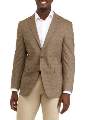 Crown & Ivy™ Plaid Sport Coat with Elbow Patches | Belk