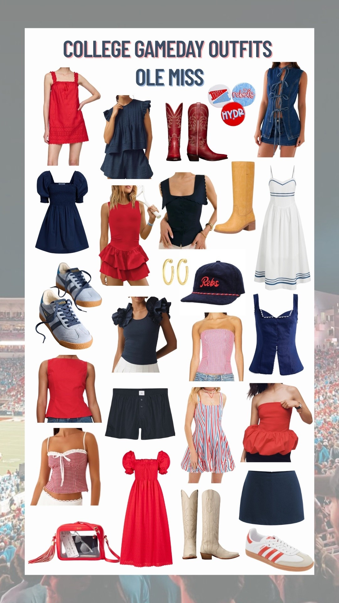 Game Day Outfits: Ole Miss 

#LTKStyleTip #LTKSeasonal #LTKFindsUnder100