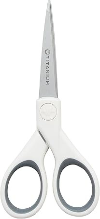 Westcott 5" Straight Titanium Bonded Craft Scissors with Micro Tip | Amazon (US)