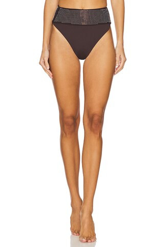 Jaclyn Bikini Bottom in Chocolate | Revolve Clothing (Global)