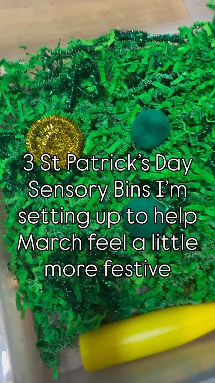 St Patrick’s Day is in 10 days. 🍀 
Here are some fun and simple ideas you can try with your kiddos! Perfect for spring break!

Which one are you trying? 

#stpatricksday #sensorybins #easyplayideas

#LTKmomlife #LTKSeasonal #LTKKids