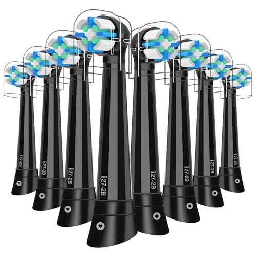 8 Pcs IO Replacement Heads Compatible with Braun Oral B IO Series Electric Toothbrush, Brush Heads ompatible with Oral B IO 2 3 4 5 6 7 8 9 10 for Teeth Clean (Black) | Amazon (US)