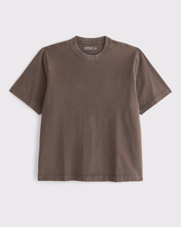 Men's Premium Heavyweight 2.0 Tee | Men's Tops | Abercrombie.com | Abercrombie & Fitch (US)