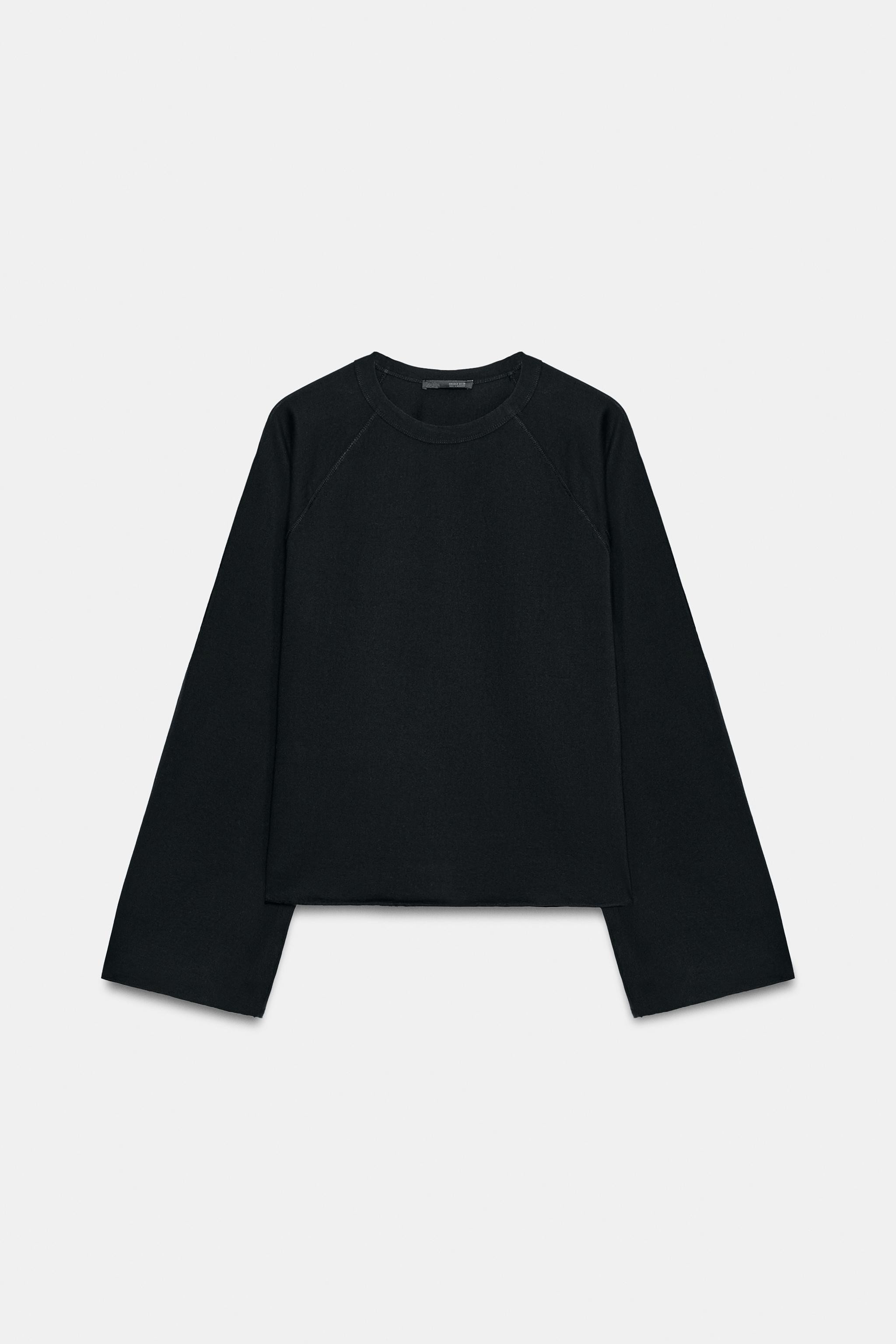 LONG SLEEVE RAGLAN T-SHIRT | Zara UK