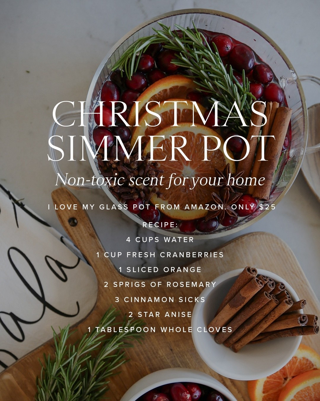 Christmas Simmer pot / best non-toxic scent for your home❤️🤶🏻

Holiday gift 


#LTKHoliday #LTKfoodie
