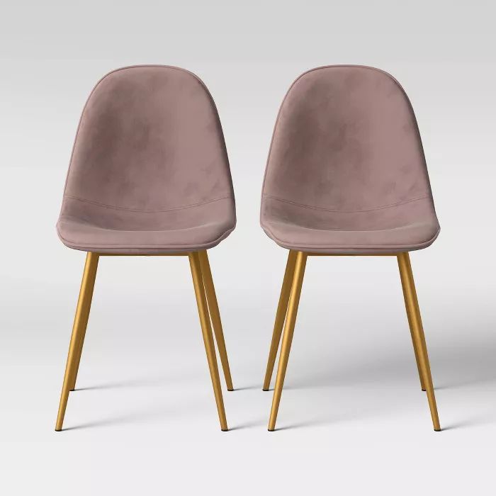 Copley Velvet Dining Chair with Brass Leg - Project 62&#153; | Target