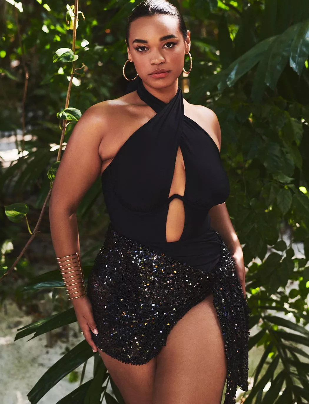 Novelty Mini Length Coverup Sarong Skirt | Eloquii