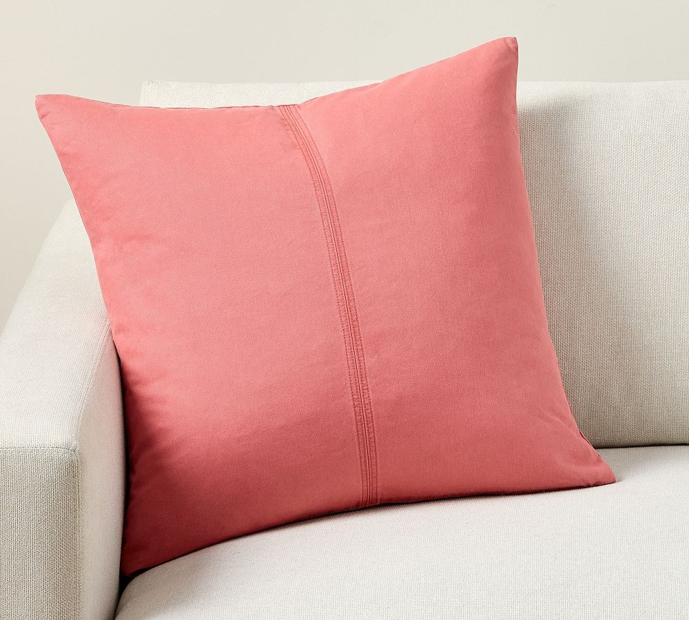Sunwashed Twill Pillow | Pottery Barn (US)