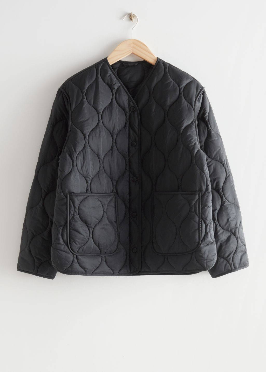 Oversized Wave Quilted Jacket | & Other Stories US