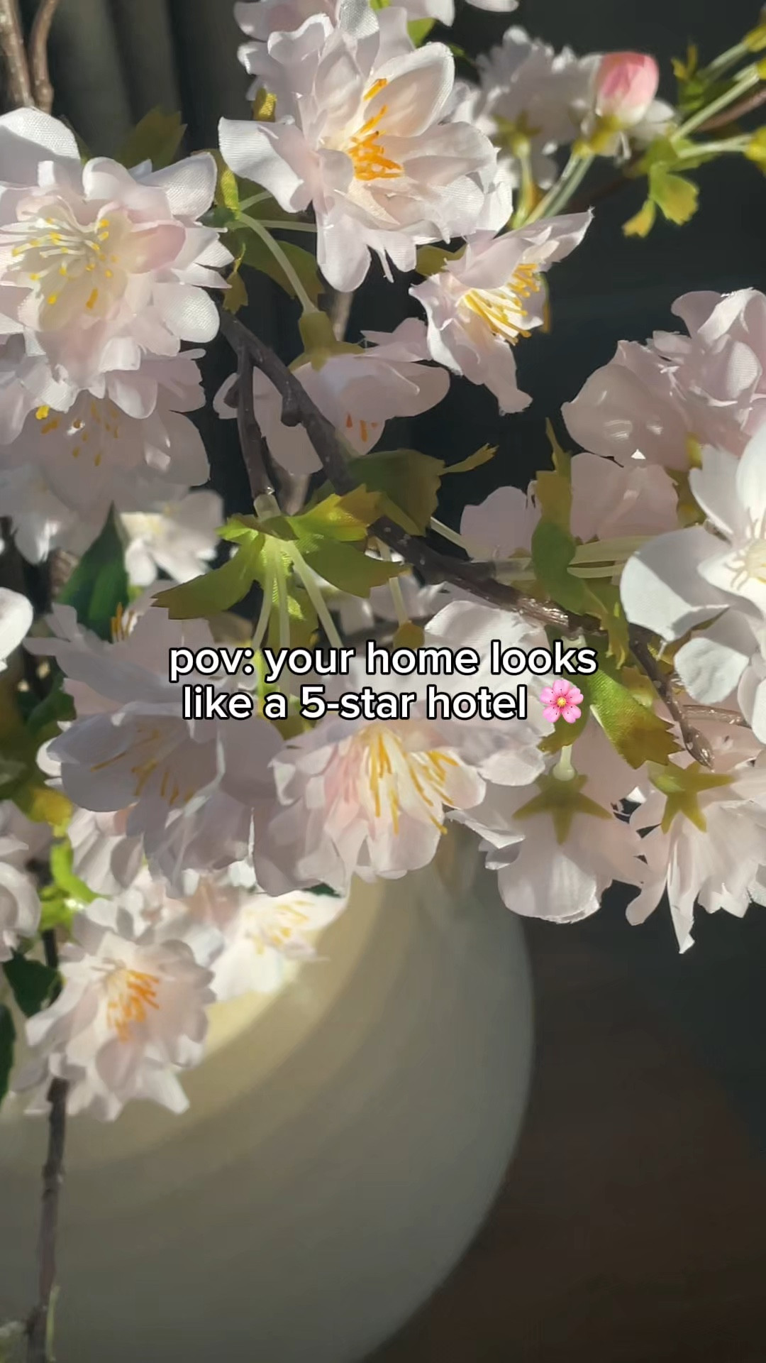 Faux cherry blossom stems for spring that are realistic and have wonderful scale  

#LTKSeasonal #LTKHome #LTKSaleAlert