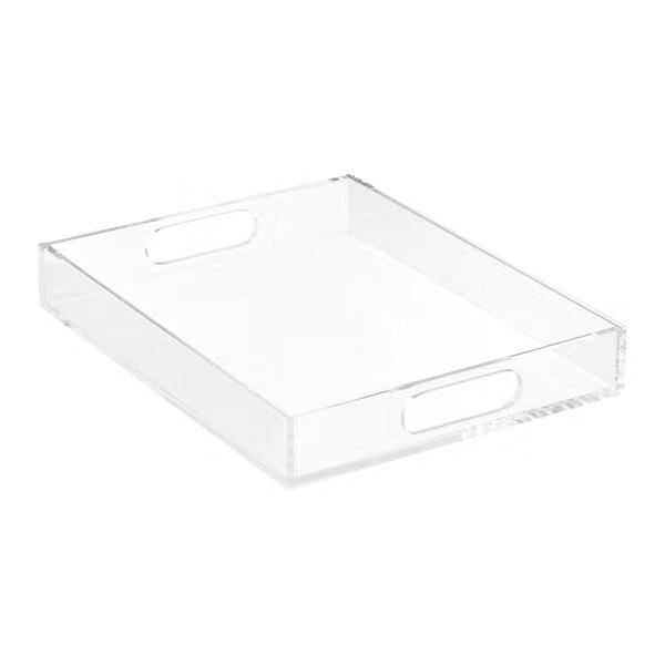Luxe Large Acrylic Paper Tray | The Container Store