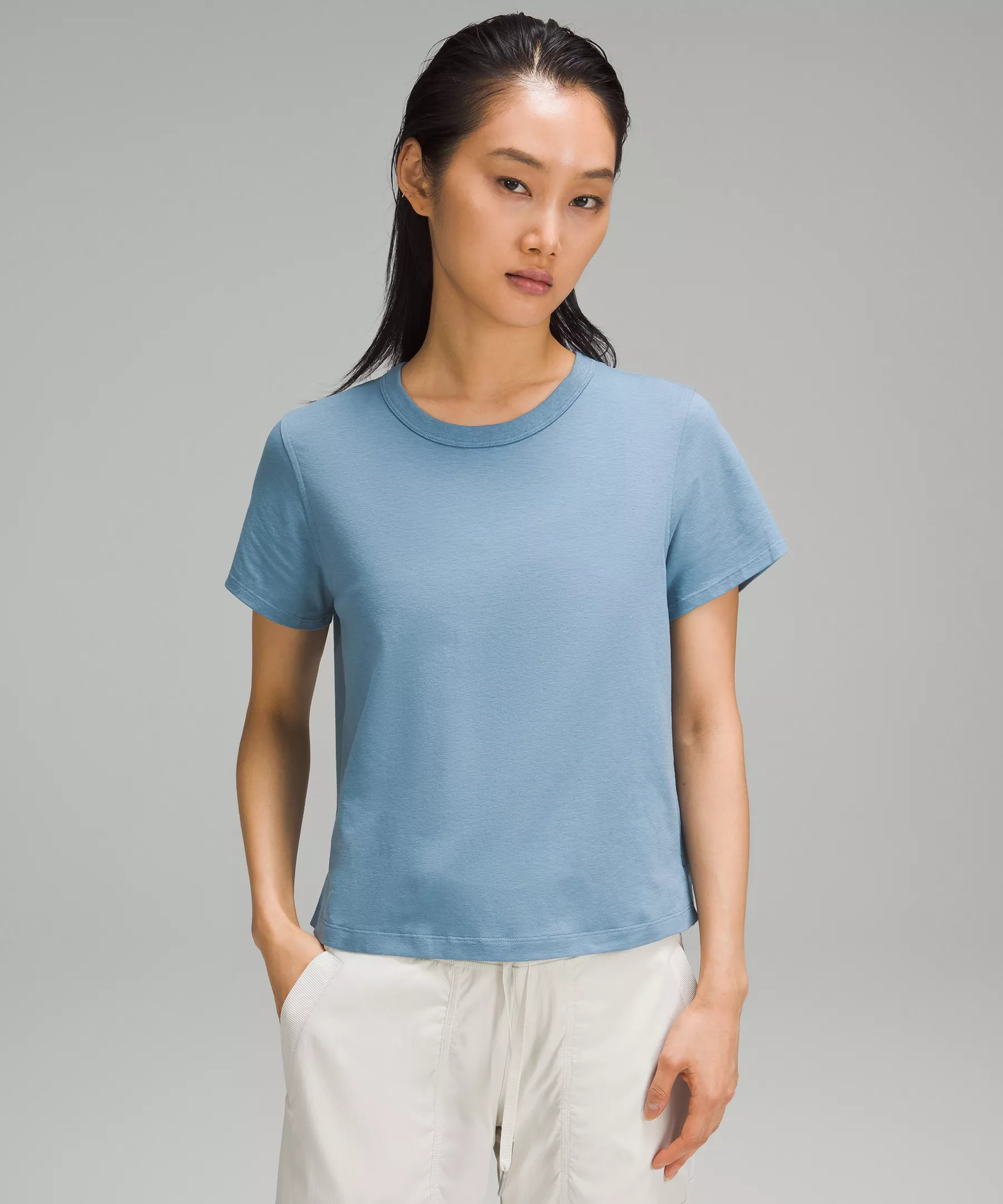 Classic-Fit Cotton-Blend T-Shirt | Women's Short Sleeve Shirts & Tee's | lululemon | Lululemon (US)