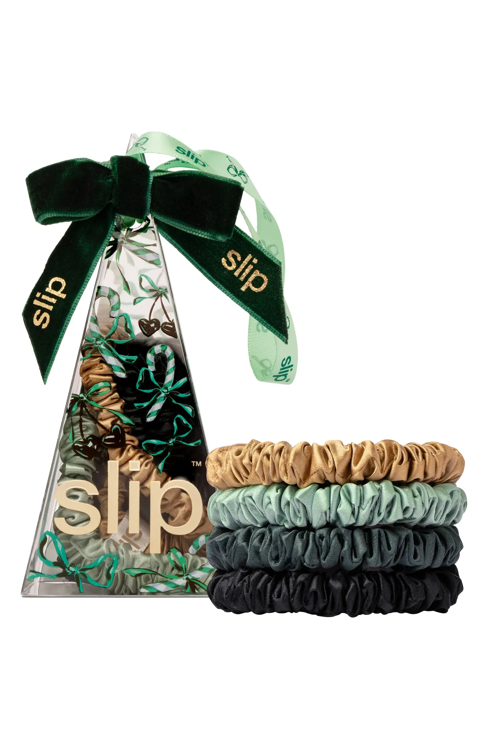 Pure Silk 4-Pack Skinny Scrunchie Ornament $34 Value | Nordstrom