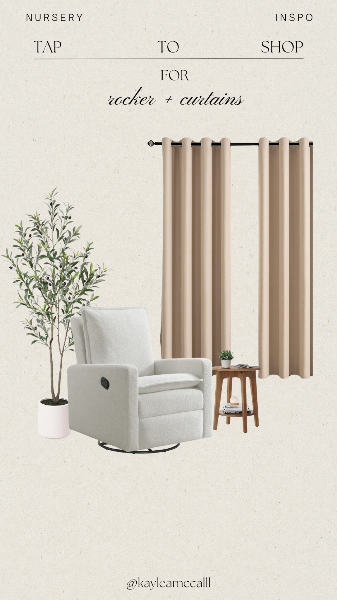 BABY BOY NURSERY - Walmart rocker/glider, Amazon curtains, side table & faux plant! #babyboynursery

#LTKStyleTip #LTKBaby #LTKHome