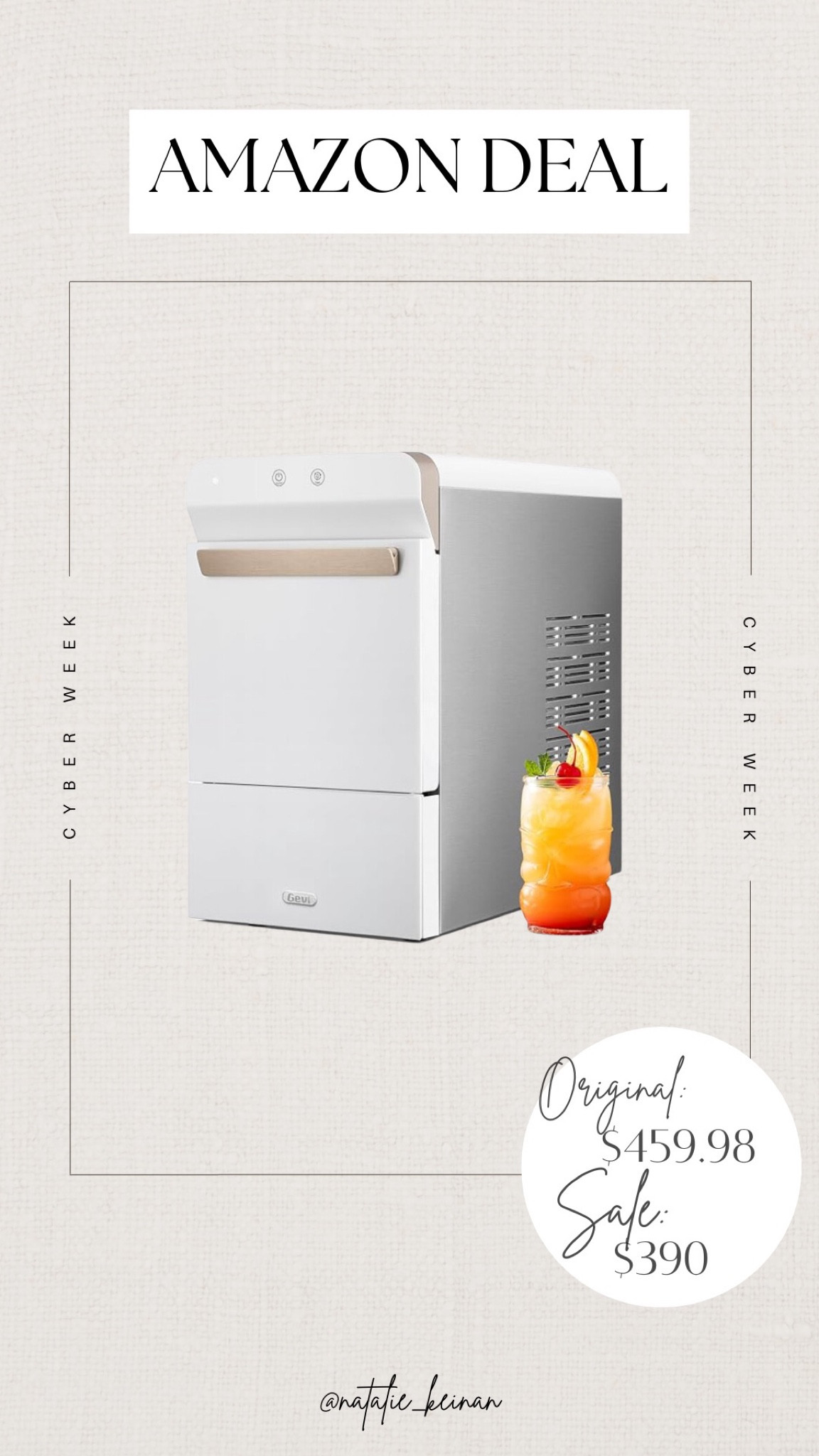 BLACK FRIDAY DEAL!!! Counter top nugget ice maker under $400!

#LTKHoliday #LTKCyberWeek #LTKsalealert