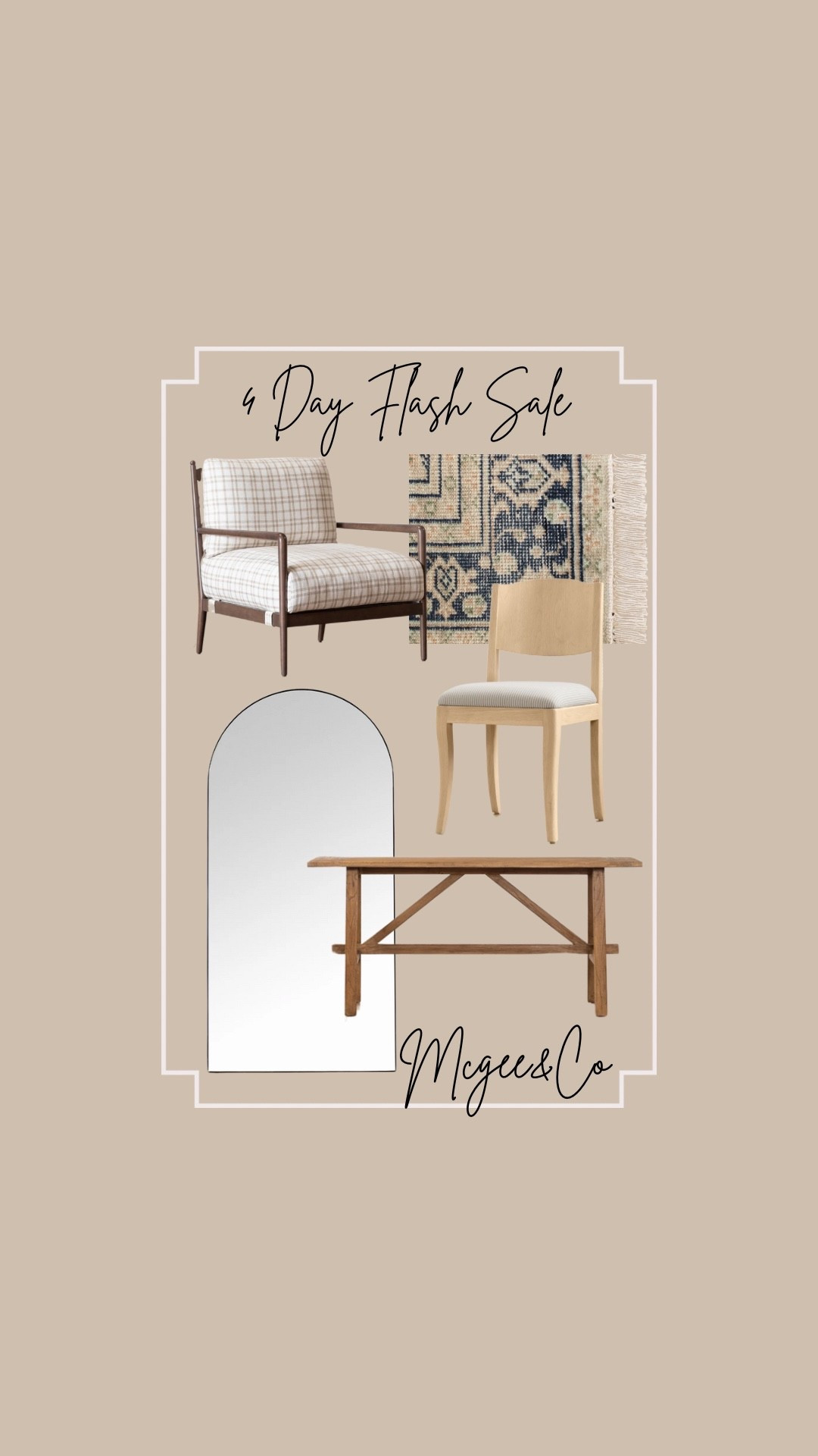 Four day only McGee and Co flash sale
Select bestsellers on sale 

#LTKSummerEdit #LTKSaleAlert #LTKHome