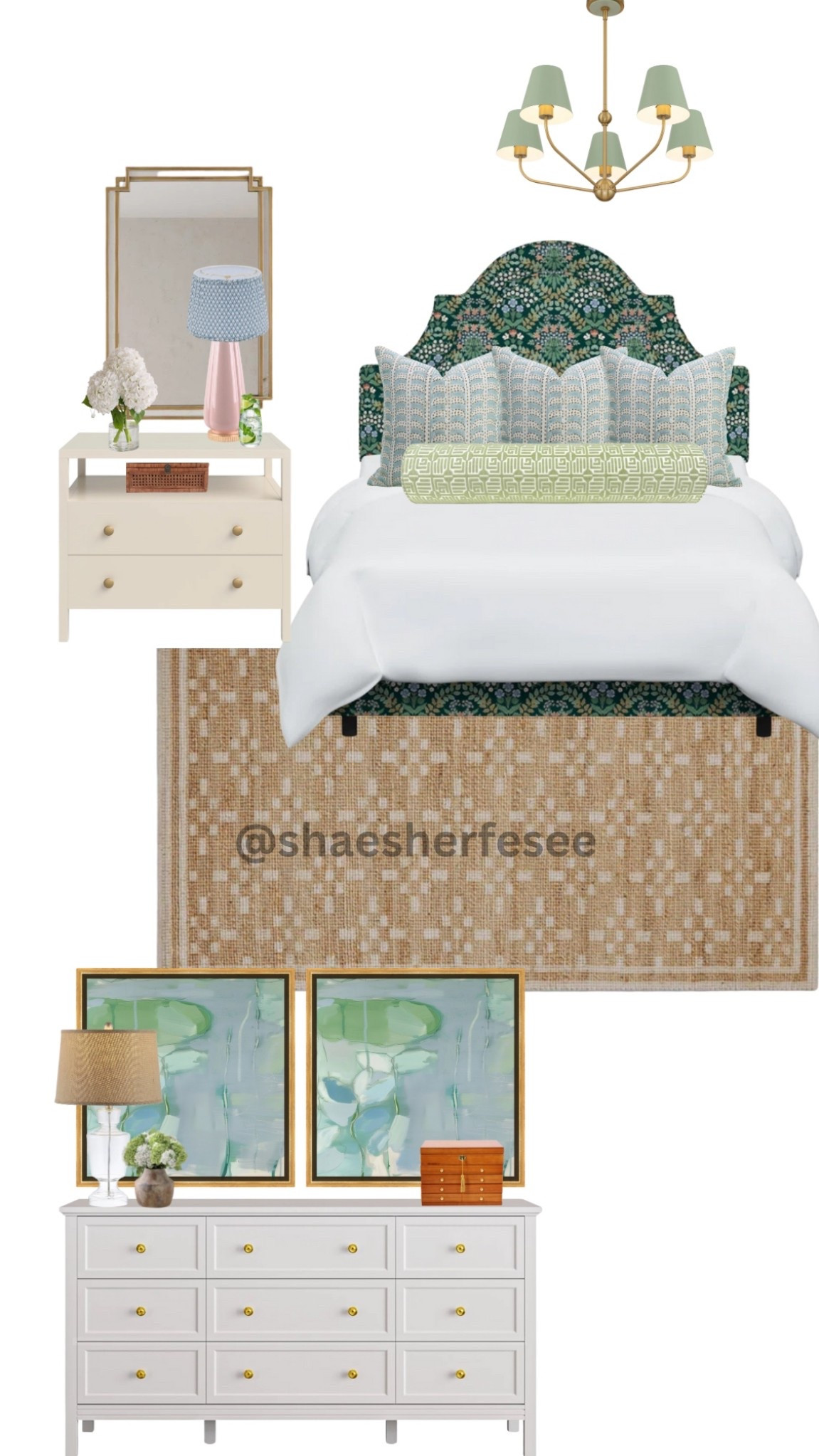 A refined mix of pattern and polish — this bedroom design balances tailored textiles, layered neutrals, and timeless accents. The upholstered headboard anchors the space while thoughtful pops of color add depth and personality.

#LTKStyleTip #LTKHome