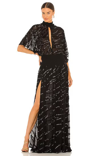 Lilo Black Dress | black tie dress black tie wedding guest dress black tie gown black tie event | Revolve Clothing (Global)