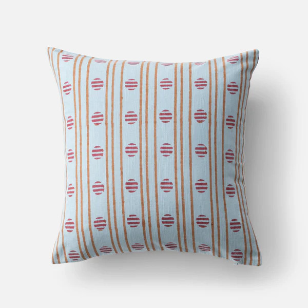 Tempo Blockprint Pillow | Schoolhouse