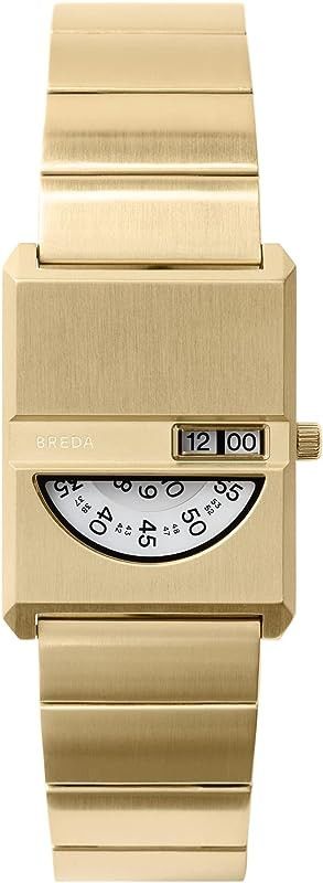 Breda 'Pulse Tandem' Gold and Metal Bracelet Watch, 26MM | Amazon (US)