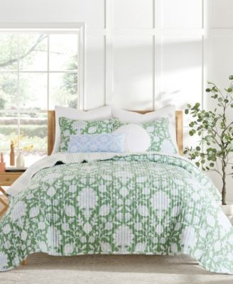 Levtex Evelyn Jacobean Reversible 3 Pc. Quilt Set | Macy's