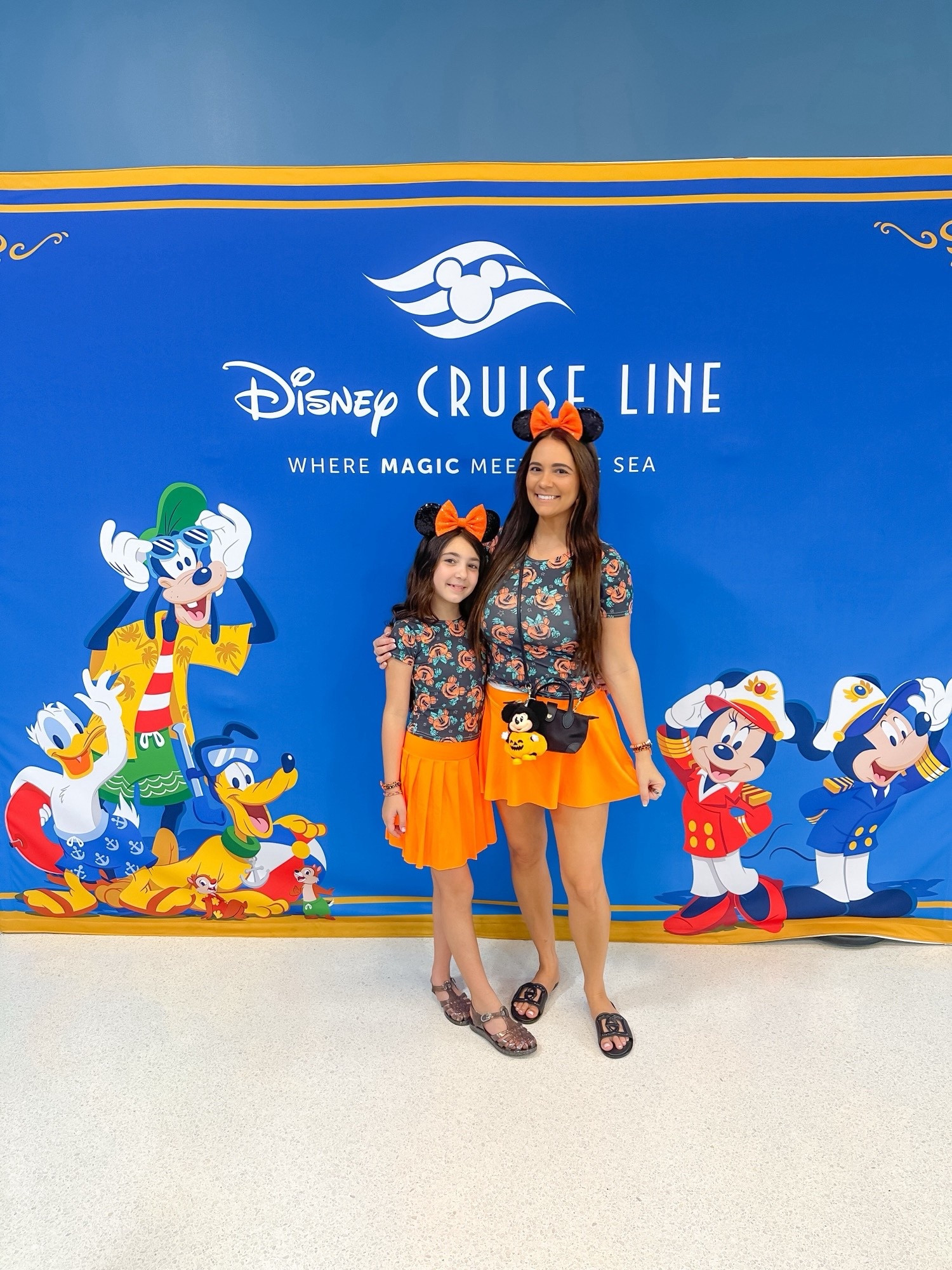 Mickey & Minnie Pumpkin Halloween Inspired Look for our Disney Halloween Cruise

#LTKTravel #LTKSeasonal #LTKFamily